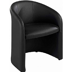 Leather Tub Chair &pound;219 - Office Furniture