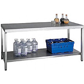 Heavy Duty Stainless Steel Benches With Shelf £675 - Workshop