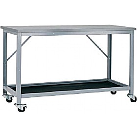 Mobile Premier Workbenches With Shelf £331 - Workshop