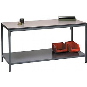 Basic Square Tube Workbenches With Shelf &pound;334 - Workshop