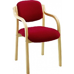 Titan Wooden Frame Armchair (Pack of 2) &pound;156 - Office Furniture