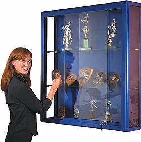 Shield® Wall Display Cabinet £694 - Office Furniture
