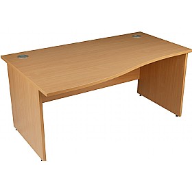 Modus Commercial Panel End Wave Desk £160 - Office Furniture