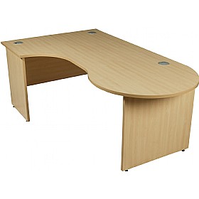 Modus Commercial Panel End Managerial Ergonomic Desk &pound;294 - Office Furniture
