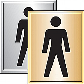 Gents Symbol Sign £8 - Signs