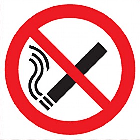 No Smoking Graphic £1 - Signs
