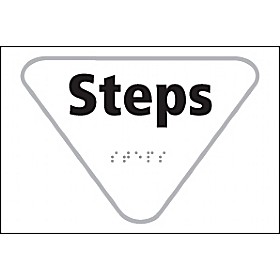 Braille Steps Sign &pound;23 - Signs
