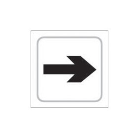 Braille Arrow &pound;20 - Signs