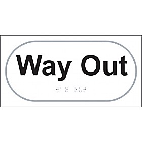 Braille Way Out Sign £25 - Signs