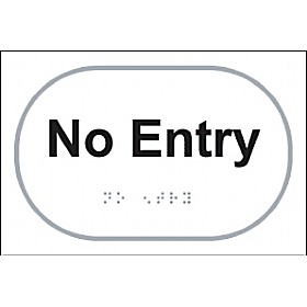 Braille No Entry Sign £23 - Signs