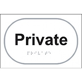 Braille Private Sign £23 - Signs