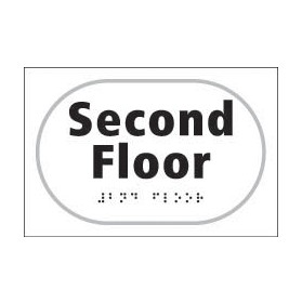 Braille Second Floor Sign &pound;25 - Signs