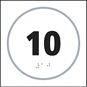 Braille '10' Symbol &pound;19 - Signs