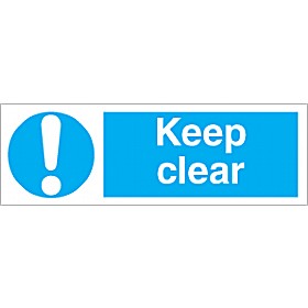 Keep Clear Sign £1 - Signs