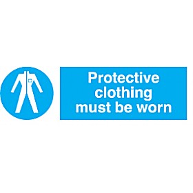 Protective Clothing Must Be Worn Sign £1 - Signs