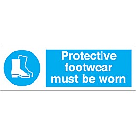 Protective Footwear Must Be Worn Sign &pound;1 - Signs