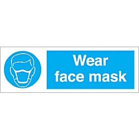 Wear Face Mask Sign £1 - Signs