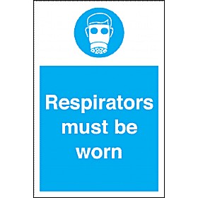 Respirators Must Be Worn Sign £4 - Signs