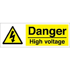 Danger High Voltage Sign £1 - Signs