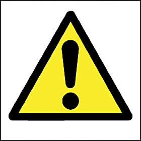 Exclamation Symbol &pound;1 - Signs