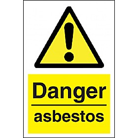 Danger Asbestos Sign £4 - Signs
