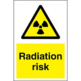 Radiation Risk Sign £4 - Signs