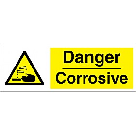 Danger Corrosive Sign £1 - Signs