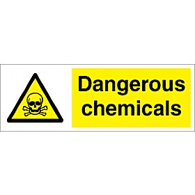 Dangerous Chemicals Sign £1 - Signs