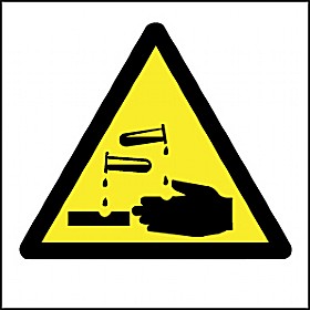 Corrosive Symbol &pound;1 - Signs