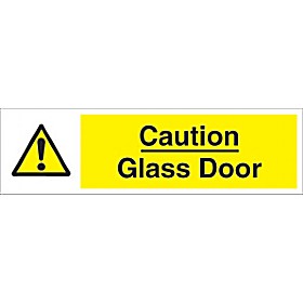 Caution Glass Door Sign &pound;1 - Signs