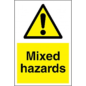 Mixed Hazards Sign £4 - Signs