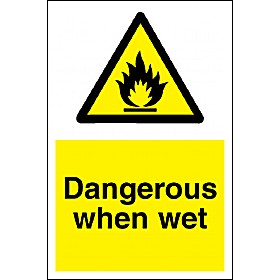 Dangerous When Wet Sign £4 - Signs