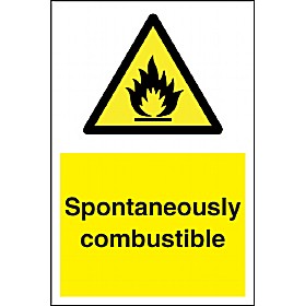 Spontaneously Combustible Sign £4 - Signs