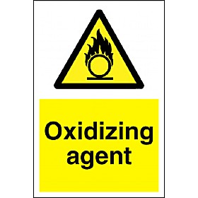 Oxidizing Agent Sign &pound;4 - Signs
