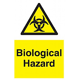 Biological Hazard Sign £4 - Signs