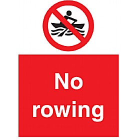 No Rowing Sign £9 - Signs
