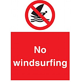 No Windsurfing Sign £9 - Signs