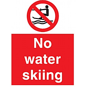 No Water Skiing Sign £9 - Signs
