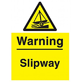 Warning Slipway Sign £9 - Signs