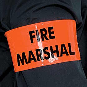 Fire Marshal Hi-Visibility Armband &pound;8 - Signs