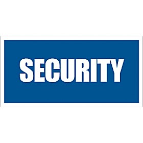 Security Badge £4 - Signs