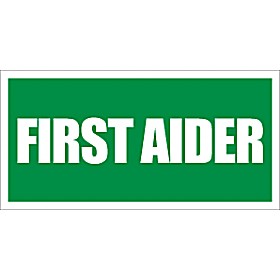 First Aider Badge &pound;4 - Signs