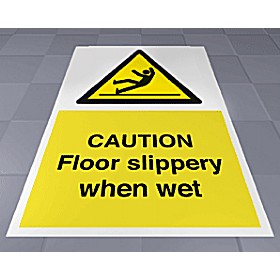floor loading sign