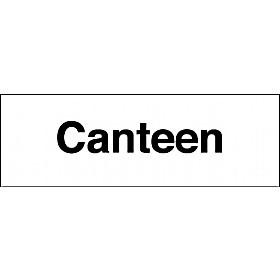 Canteen Sign &pound;1 - Signs
