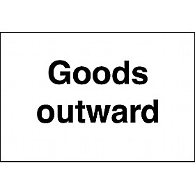 Goods Outwards Sign &pound;4 - Signs