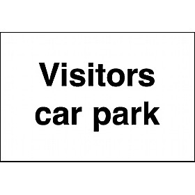 Visitors Car Park Sign &pound;4 - Signs