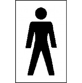 Gents Symbol £1 - Signs