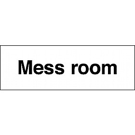 Mess Room Sign £1 - Signs