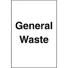 General Waste Sign £4 - Signs