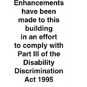 Enhancements Have Been Made To This Building In An Effort To Comply... £2 - Signs